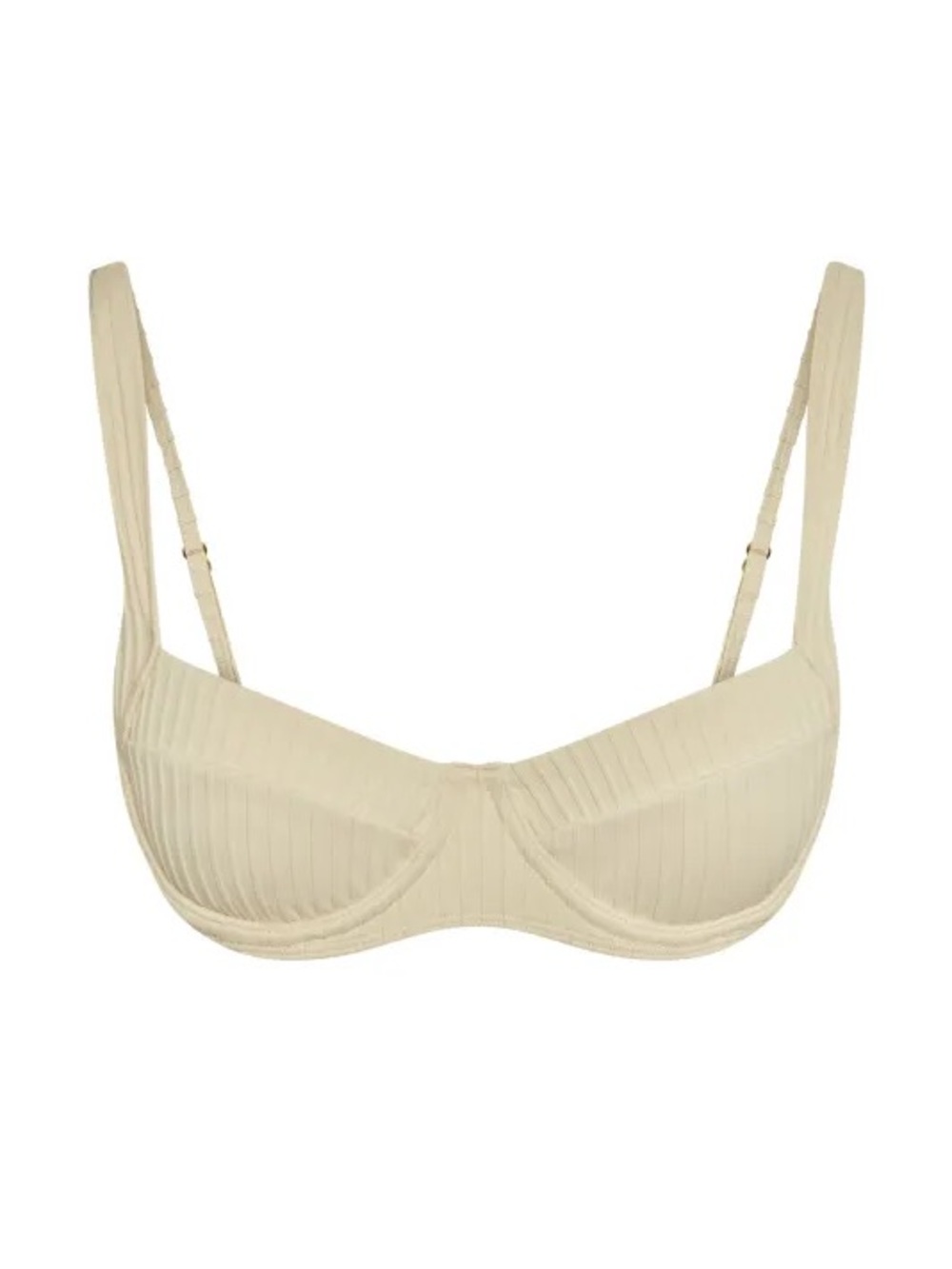 Monday Swimwear sorrento top vanilla matte Balconette Bikini Top
